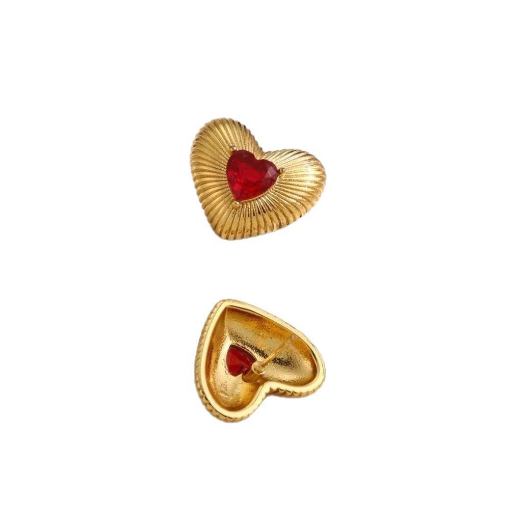 Chic Chubby Water Drop Hollow Stud Earrings