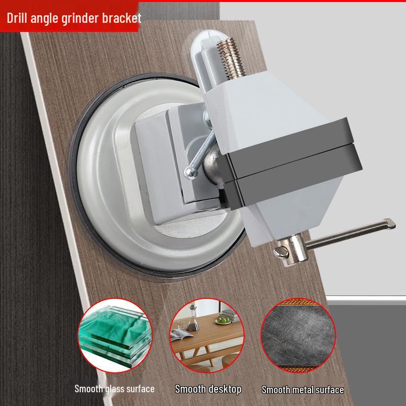 360° Aluminum Alloy Rotating Vise & Stand for Electric Drill/Grinder - Multi-functional Drilling & Cutting Tool