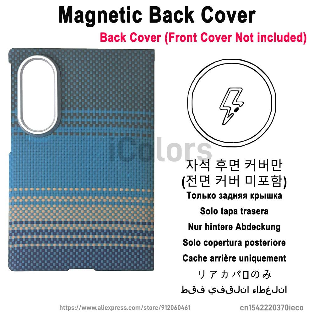 For Samsung Galaxy Z Fold 8 Magnetic Aramid Carbon Fiber Case MagSafe Charging Ultra Slim Light Fold 8 Wide Protective Cover