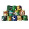 12Pcs Soccer Glove Pattern Slap Bracelets Kids Wristband Football Snap Bracelet