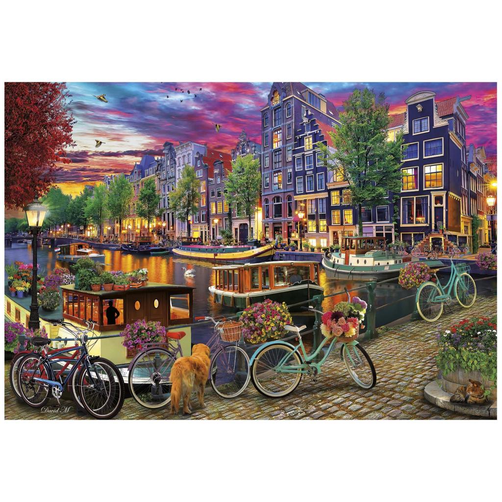 Puzzle - EDUCA - Vélos a Amsterdam - 6000 pieces - 156 x 107 cm - a partir de 15 ans