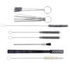 21Pcs/Set Airbrush Spray Gun Nozzle Cleaning Repair Tool Kit Hardware Accessories Hand Tool Needle Brush Set for Spray Tools