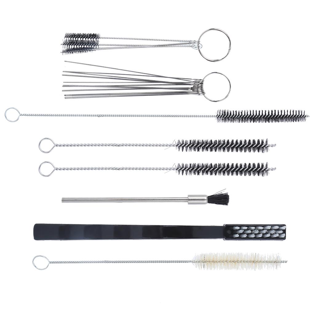 21Pcs/Set Airbrush Spray Gun Nozzle Cleaning Repair Tool Kit Hardware Accessories Hand Tool Needle Brush Set for Spray Tools