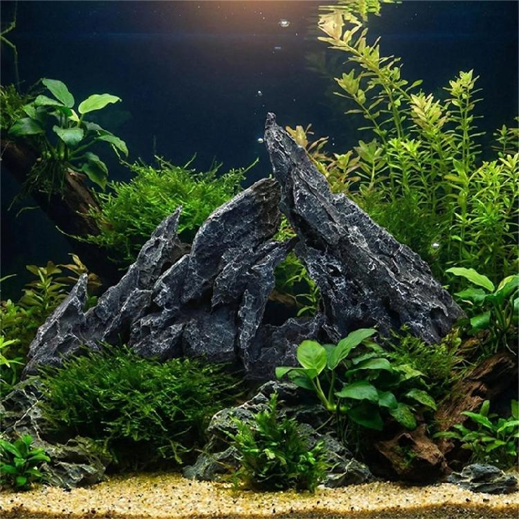 Artificial Rock Hide Cave Mountain Underwater Fish Tanks Ornament Landscaping Craft Living Room Resins Aquariums Rock