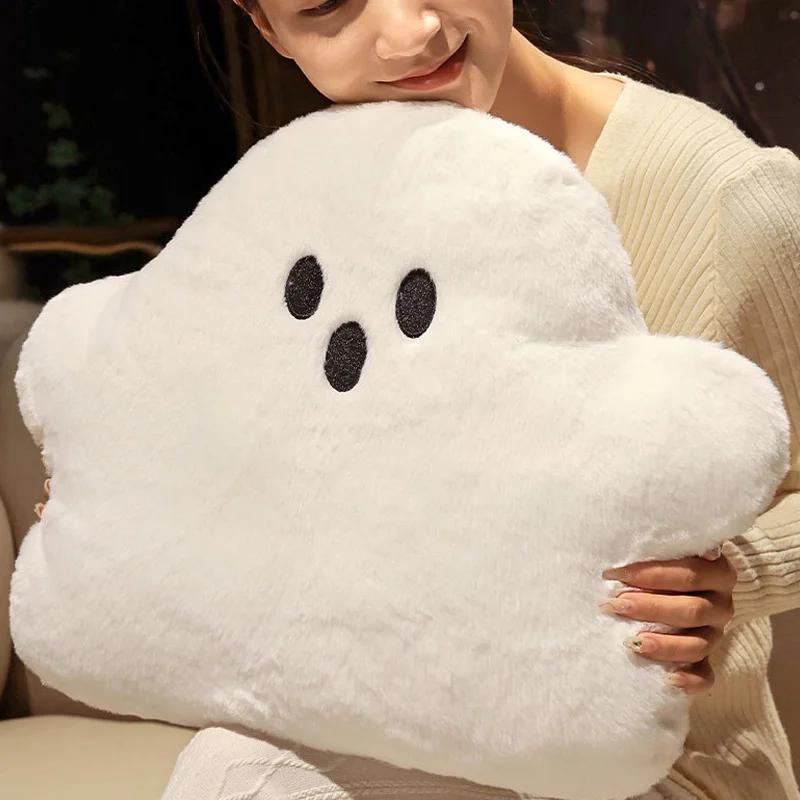 Halloween Plush Toy Pranking Ghost Creative Cloud Cushion Decorative Pillow Party Gift Doll Home Bedroom Decor