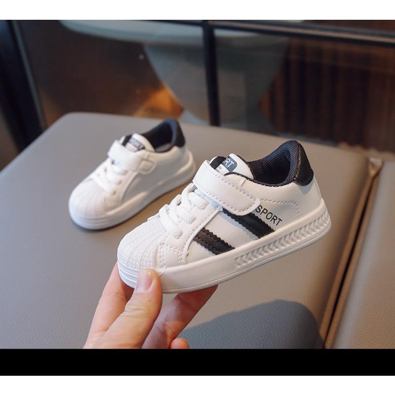 Unisex Kids' Casual Sneakers, Versatile Spring/Autumn Baby Walking Shoes, Children's Kindergarten White Shoes & Infant Footwear.