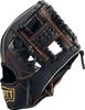 ZETT Youth Baseball Softball Glove Acro Catch V For Left Throwing Black SS BJGB77510C (Glove) All-Round (1900) Size