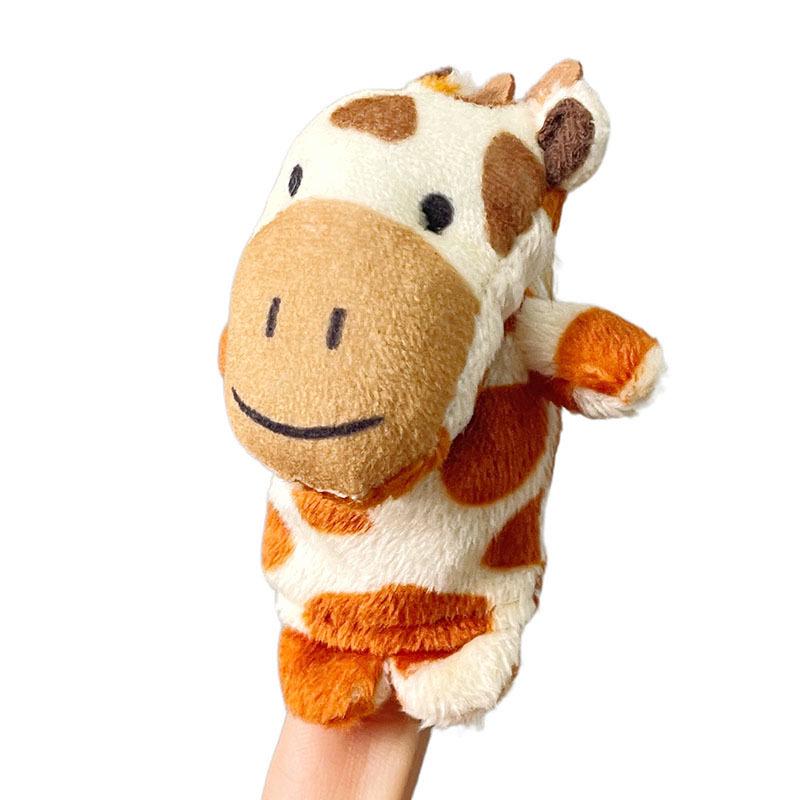 

Милый мультяшный набор пальчиковых кукол-животных - плюшевые куклы «Мышь и кролик» About 8cm