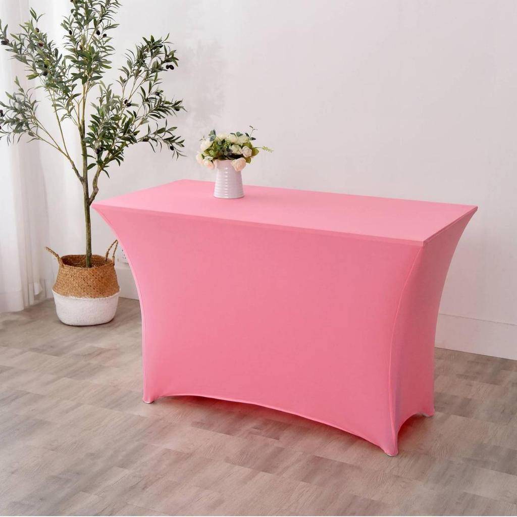 Premium Dustproof Stretch Tablecloth for Events: Thick, High-End Rectangular Cover for Restaurants, Hotels, Weddings, and Banquets
