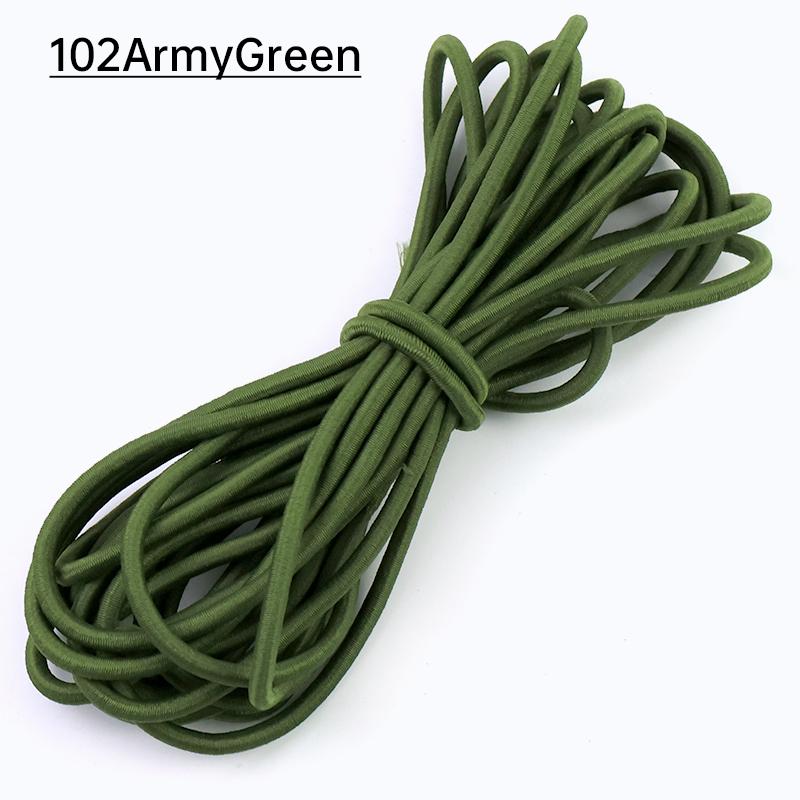 2/5/10Meters Meetee 5mm Elastic Ropes for Waistband Colored Rubber Band Clothes Bags Stretchable Cord Garment Sewing Accessories