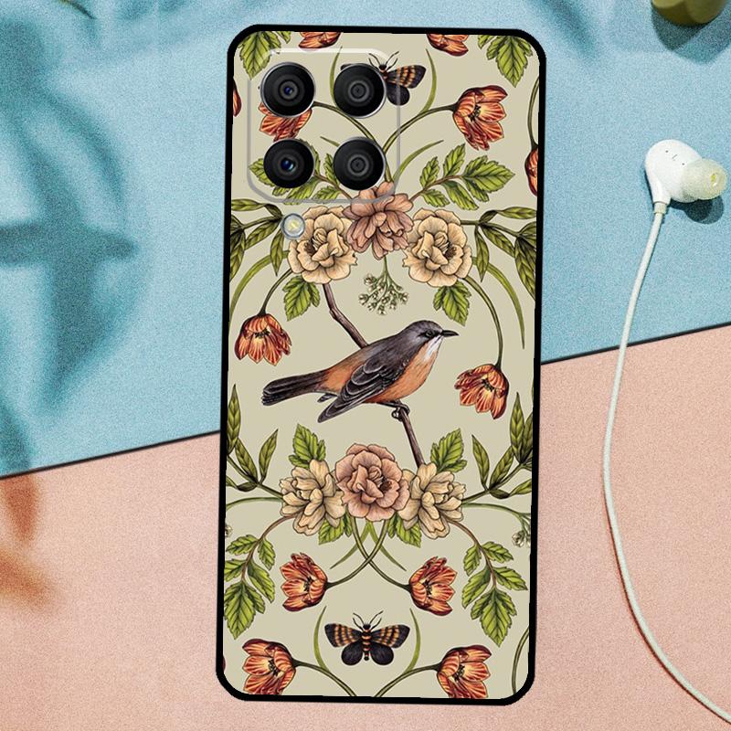 Garden Birds For Samsung Galaxy M14 M34 M54 M20 M06 M16 M12 M13 M15 M35 M55 M33 M53 M21 M31 M32 M52 Case