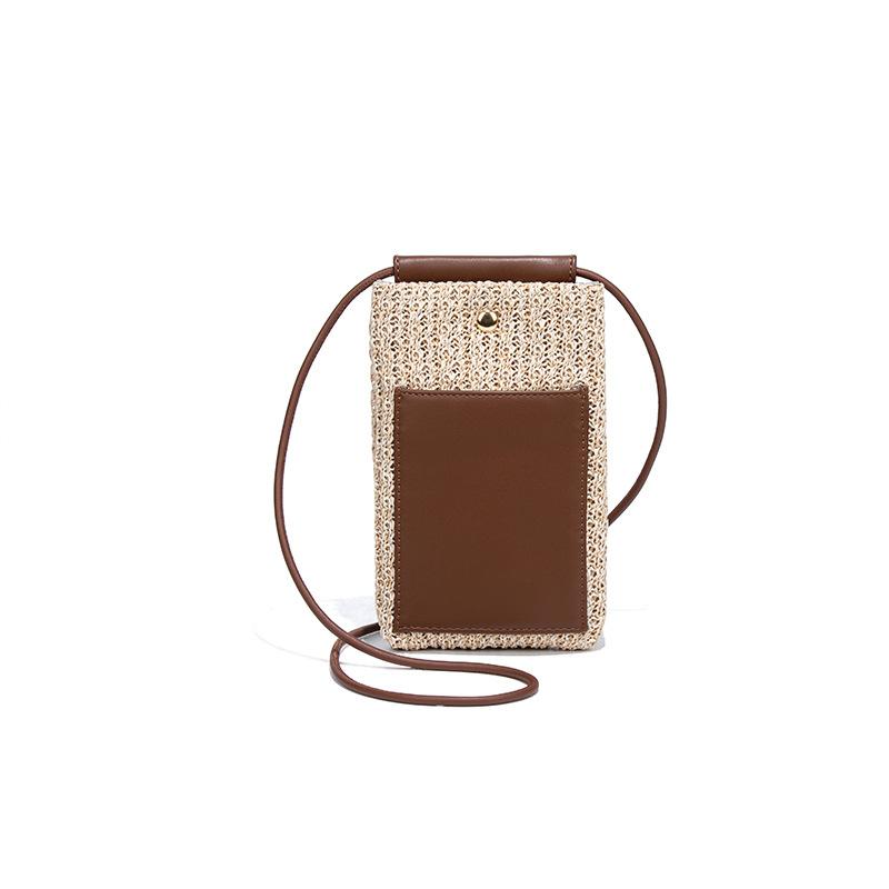 Summer Mobile Phone Bag, Fresh and Versatile, Single-shoulder Crossbody Bag, Vertical Fashionable Pocket Small Bag