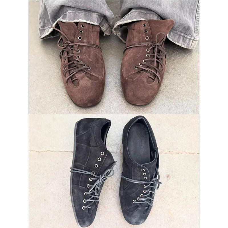 Mens Minimalist Fashionable Derby Trainers Low-Heel Casual Sneakers Daily Wear Outdoor Walking