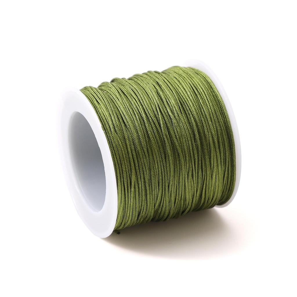 50m/lot 0.8mm Cotton Cord Nylon Cord Thread String DIY Beading Braided Bracelet Jewelry Making