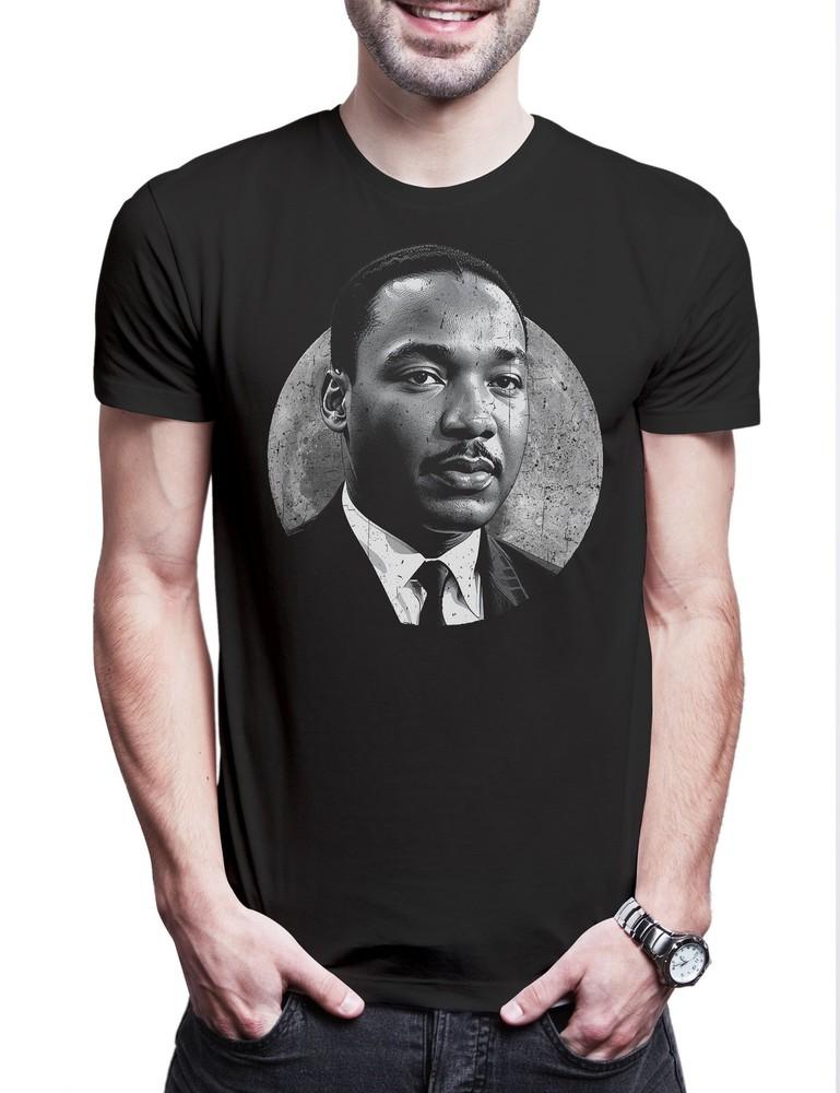 

MLK Moon Herren T-Shirt Martin African Luther American King Leader Dr. Jr. L
