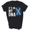 Es ist in meiner DNA Schottland Flagge Schottisches Unisex Shirt Geschenk