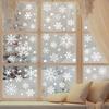 Christmas Snowman Snowflake Santa Claus Wall Sticker New Year Glass Window Decoration Mural Room Home Decor Electrostatic Decals
