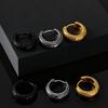 Stylish Stainless Steel Huggies Earring for Men Male, Simple Punk Small Hoop Earrings, Cool Fashion Ear Jewelry Gifts