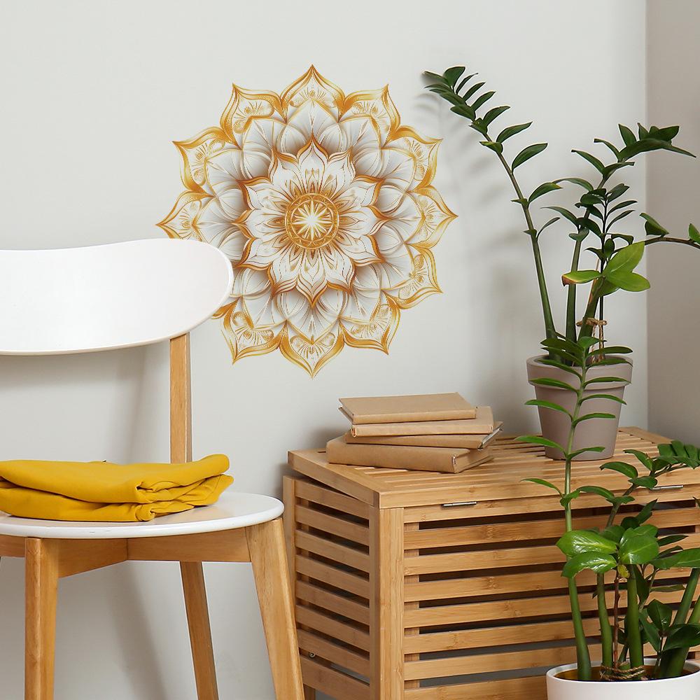 Painted Mandala Bedroom Living Room Home Background Beautification Wall Sticker