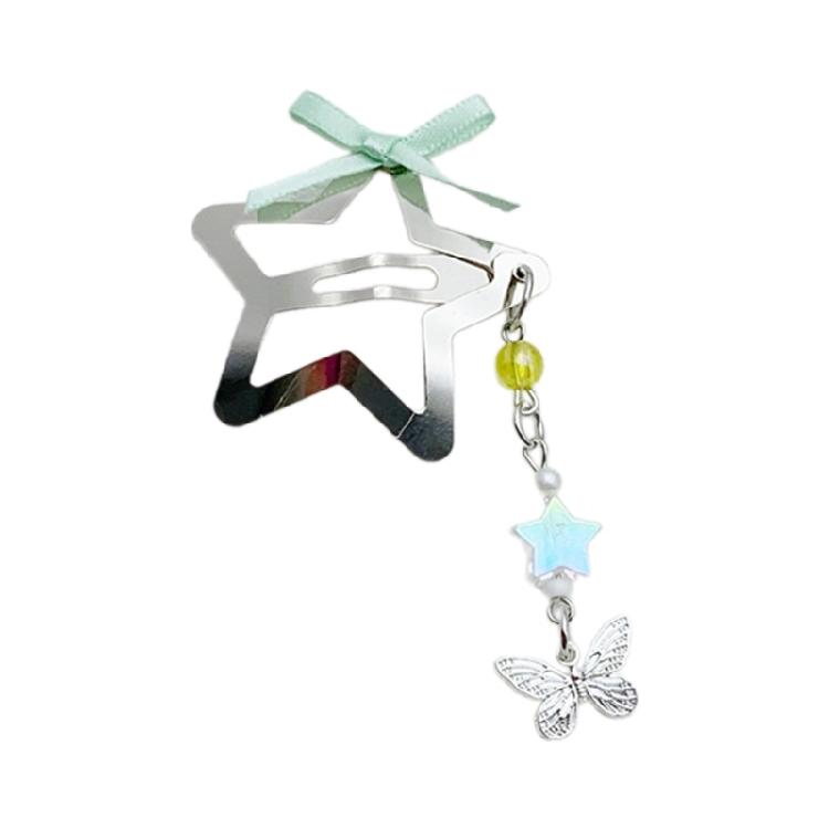 Elegant Butterfly Bows Clip with Fringed Detailing for Unique Style Hairpins