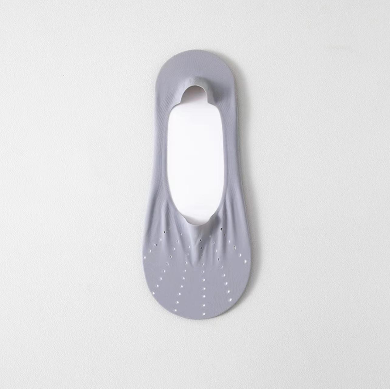 

Не показывать сетчатые носки с дырочками, женские хлопковые лодочки с низким вырезом, невидимые потайные носки, нескользящие для обуви на плоской подошве one size серый