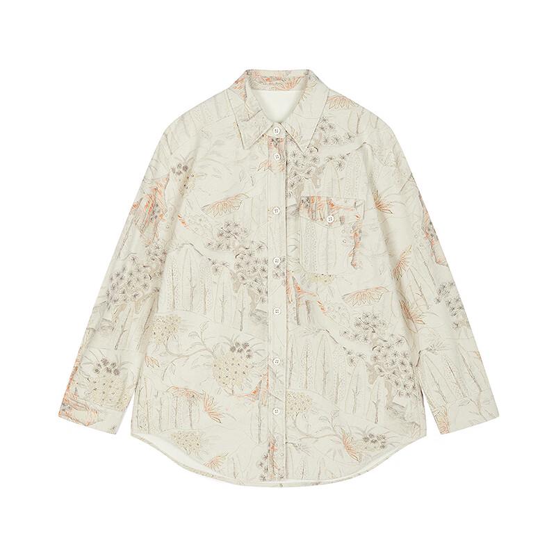 JNBY 25 Autumn New Loose Shirt Collar Shirt