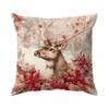 45X45Cm Vintage Christmas Decoration Pillowcase Bedroom Cushion Cover 100% Polyester Living Room Cushion Pillowcase Home Decor