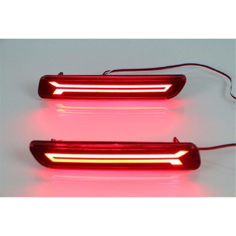 For Suzuki SX4 2007-2017 LED Rear Bumper Reflector Brake Tail Light Fog Lamp