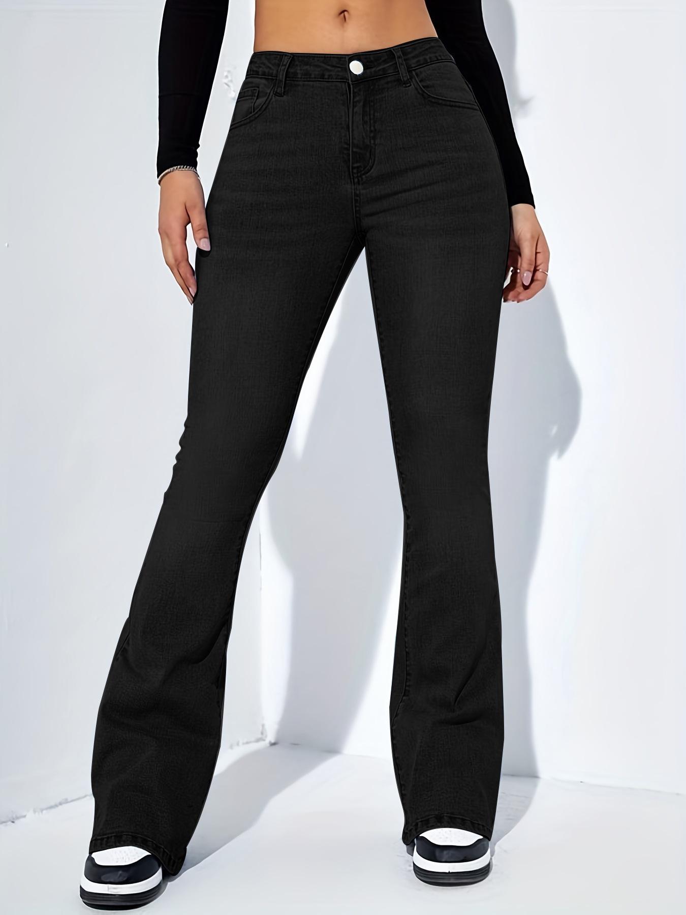 

2025 High-Waisted Women s Slim-Fit Jeans - Bestselling European and American Fashion. L чорний