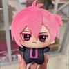 Cute Welcome To Demon School Iruma-kun 10cm Azazel Ameri Mini Plush Keychain Pink Hair Chibi Doll Soft Stuffed Pendant Gift for Anime Fans Collectors
