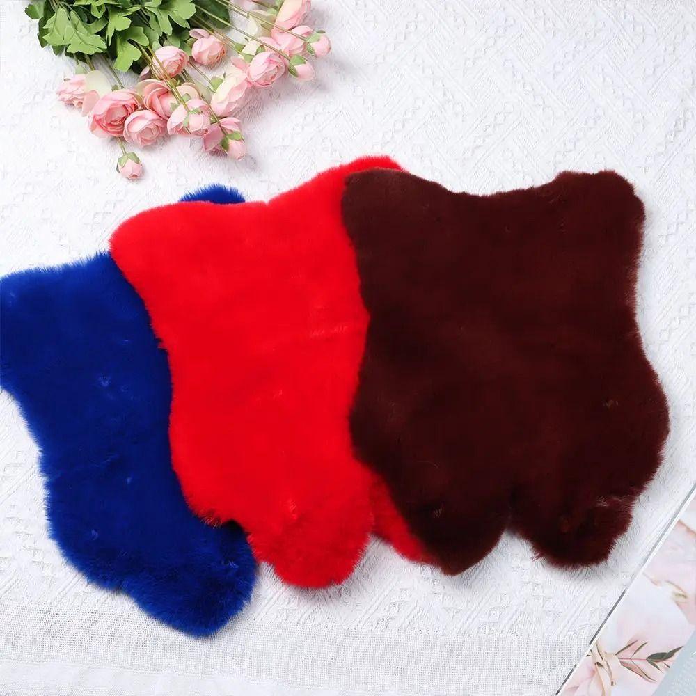 Plush Automobile Furry Cover Anti-slip Auto Protection Cushion Arm Rest Protector Mat  Car