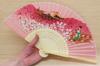 Matsumi Crafts Folding Fan Maiko Pink (Silk)