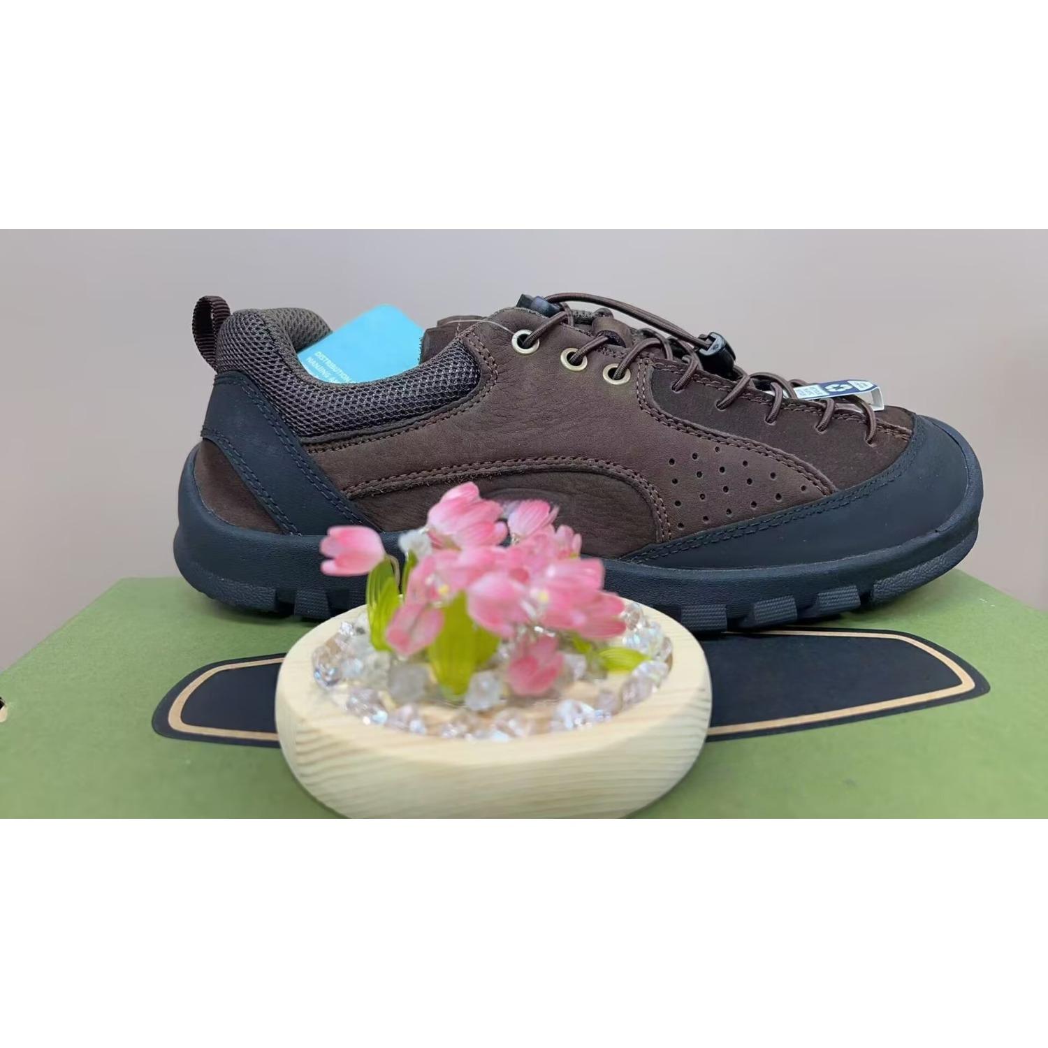 

Модные Новые Уличные Походные Ботинки Пара Повседневные Нескользящие Ботинки для Альпинизма Кемпинг Натуральная Кожа Женские Повседневные Удобные Кроссовки 35 темно-коричневого