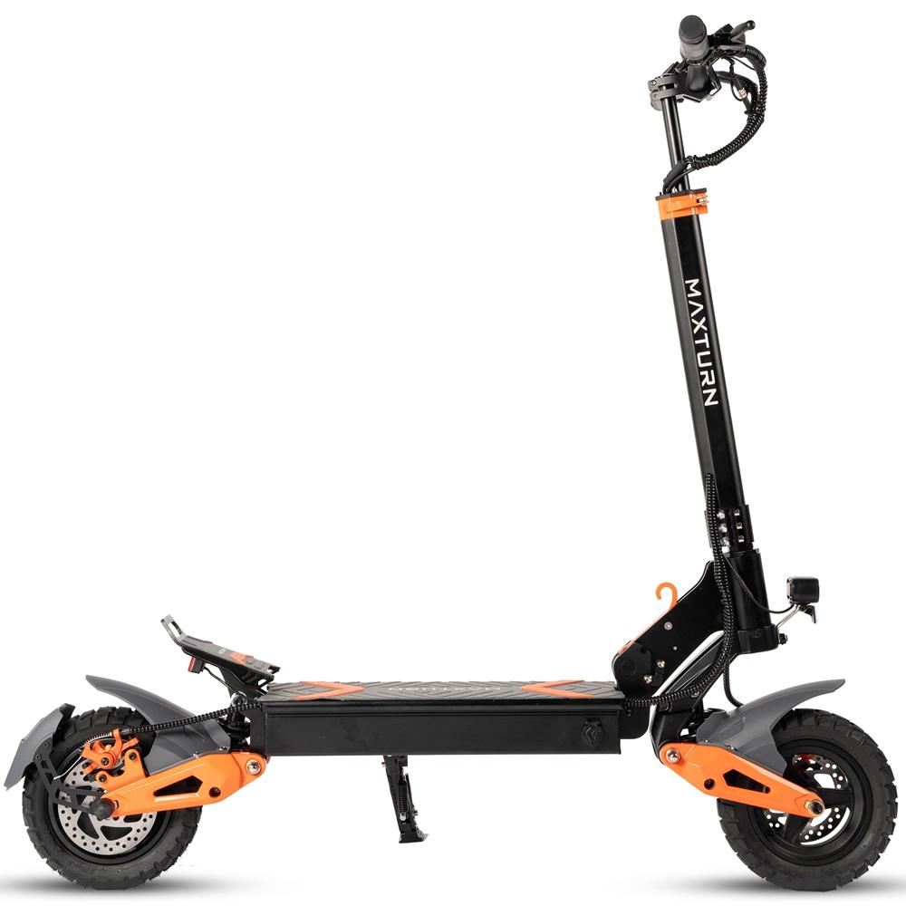 Electric Scooter Maxturn X1 10" Tire 1000W Motor Dual Disc Brakes 48V 15,6AH Foldable E- Scooter For Adult Max Laod 120kg