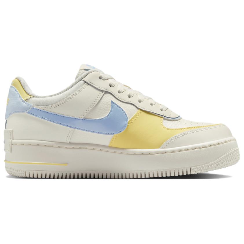 Nike Air Force 1 Comfortable Versatile Sneakers Men Sneakers White Blue Yellow DZ1847-118