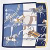Horse Print Square Silk Scarf Women Hijab Headband Poncho Female Shawl Headkerchief Elegant Foulard  New Bandana