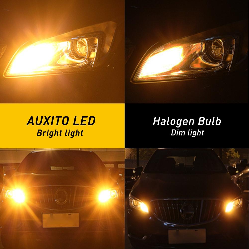 

AUXITO 2PCS BA15S BAU15S 1156 P21W PY21W LED Turn Signal Light Canbus No Hyper Flash 2200K Amber Yellow 12V LED Light Bulb 21W 1156 ba15s P21W