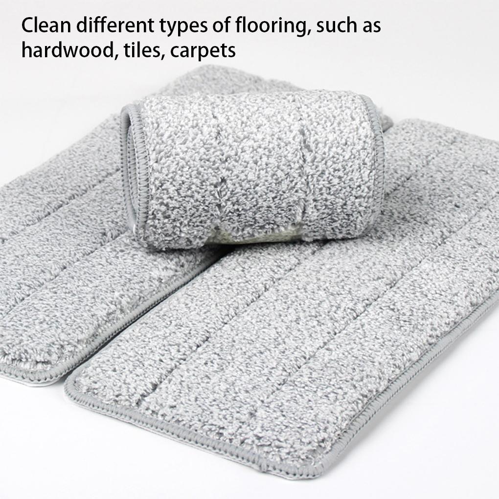 Mops Head Home Hotel Office Dorm Wood Floor Self-adhesive Mopping Pad Dust Stain Dirt Remover Cleaning Cloth Replacement