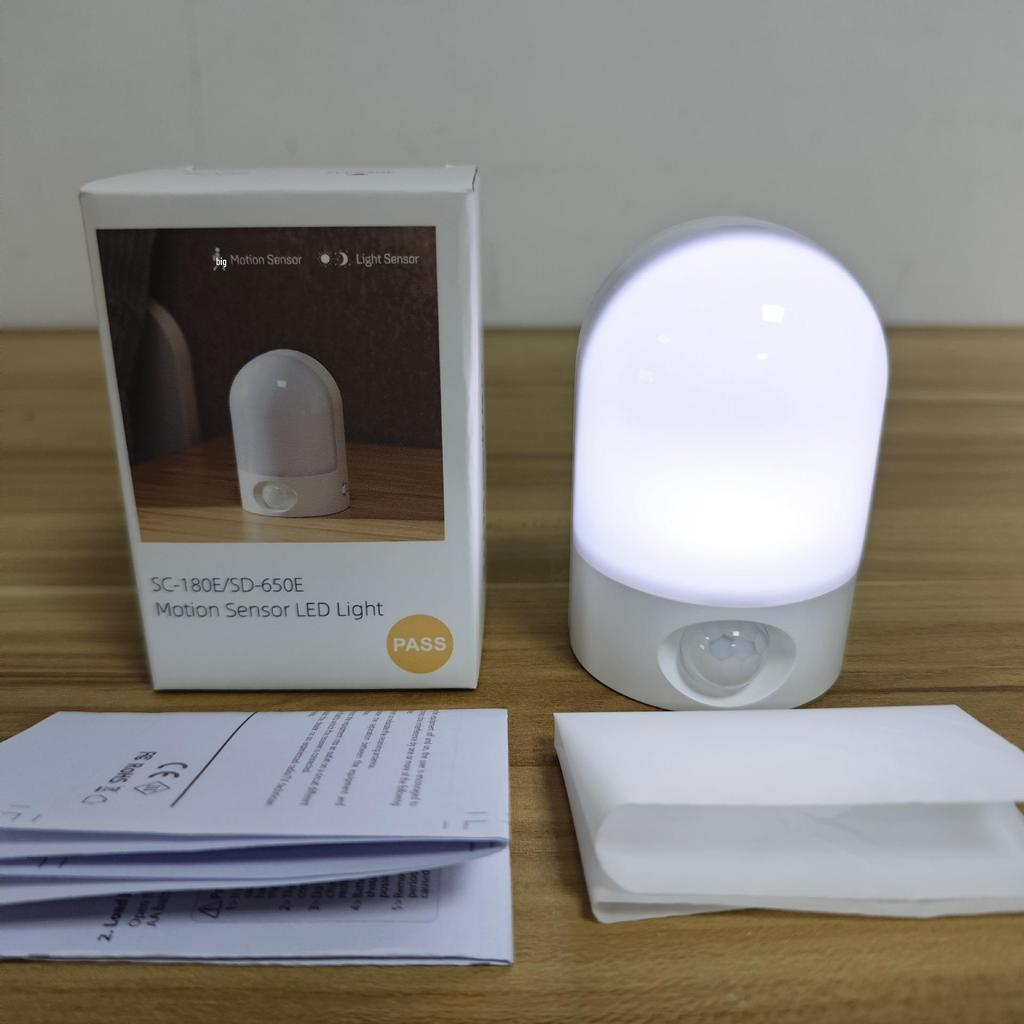Wireless Smart LED Night Light with Motion Sensor & Battery Power for Hallway & Bedside
