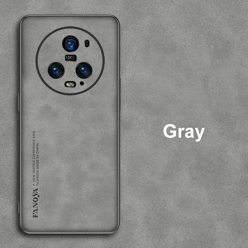 Luxuriöse PU-Lederhülle für Honor Magic 5 Pro Rückseite Matte Silikon-Handyhülle für Honor Magic 5 Lite 5G Magic5 5Pro Coque