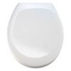 WENKO Abattant WC Avec Frein De Chute Premium Ottana Blanc, Abattant WC Clipsable Avec Fixation En Acier Inox, Fix-Clip, Duroplast