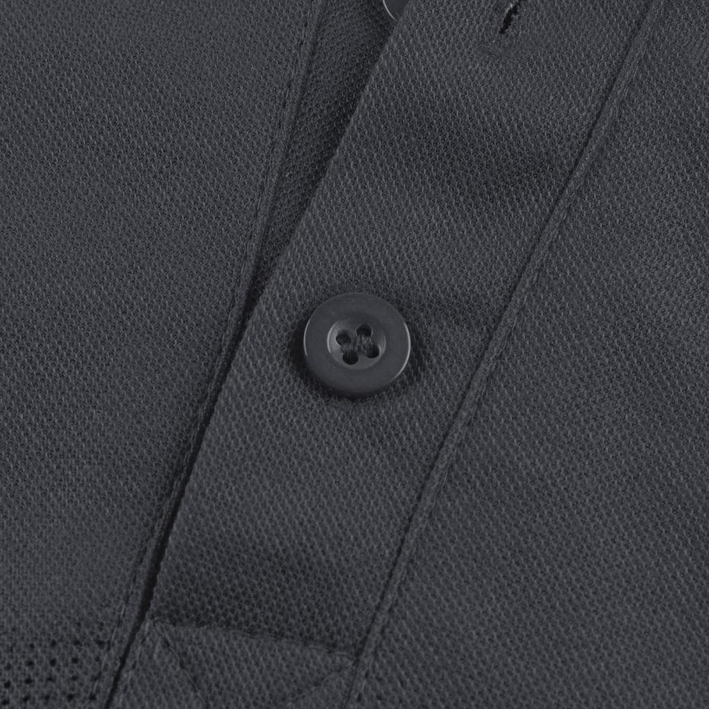 Mens Casual Sport Gradient Lapel Button Short Sleeve Top T-Shirt Blouse