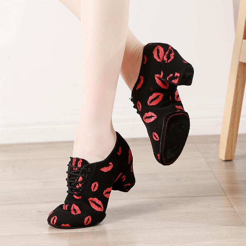 Women's Oxford Mesh Latin Dance Teacher Shoes