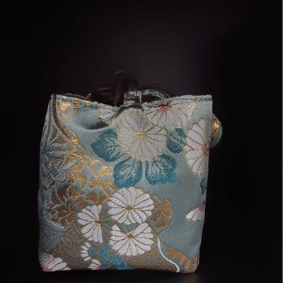 Portable Brocade Tea Set Storage Bag Thickened Embroidered Teapot Storage Bag Tea Accessories Bag Gift