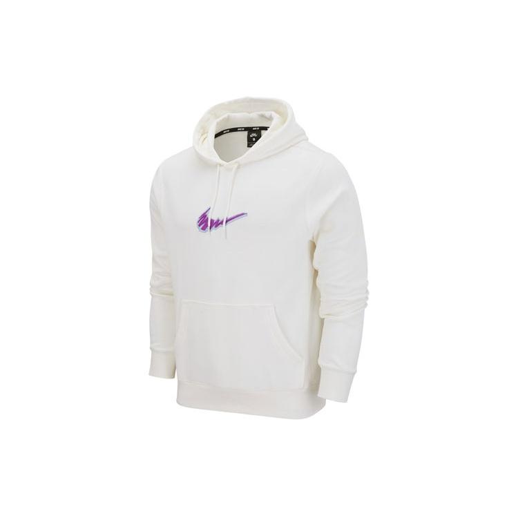 Men s Nike SB Fleece Skateboard Hooded Pullover Long Sleeves White DM6479-133 XS