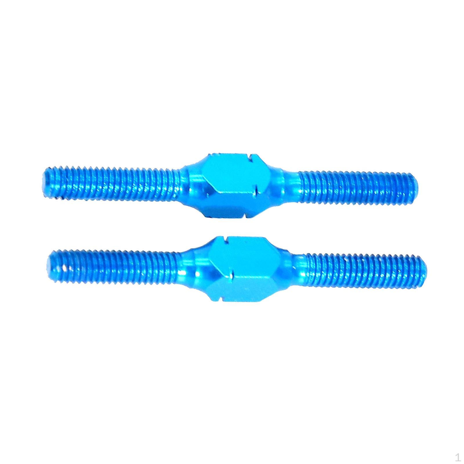 

2Pcs Aluminum Alloy Turnbuckle Shaft 54249 W202 Sturdy 3×32mm Link Rod Replacements for 1:10 RC Car