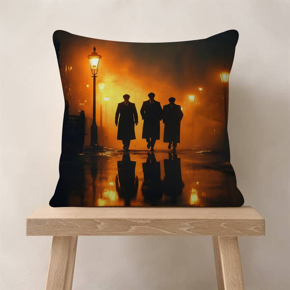 Peaky Blinders TV Play Personalized Picture Text Home Decorative Pillows Household Gifts 45x45cm