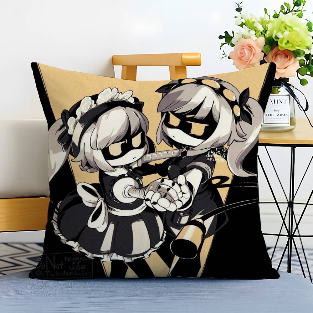 Cartoon M-Murder Drones-MT Anime Pillow Case Printed Brushed Fleece Pillow Baby Skin-Touch Eco-Friendly Dye-Sublimat