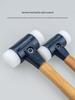 Non-Rebound Large Rubber Mallet - Small Nylon Hammer for Doors & Windows Installation