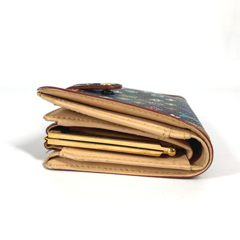 Louis Vuitton M92988 MonogramMulticolore Porte Monet Viennois Compact Wallet